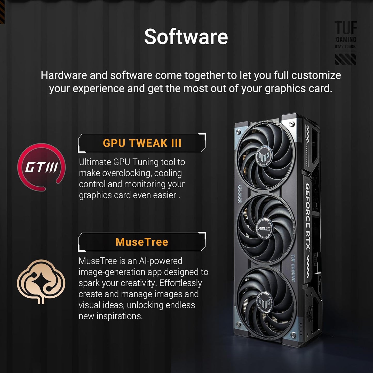 ASUS TUF Gaming GeForce RTX 5070 OC 12GB GDDR7 Graphics Card