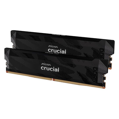 Crucial Pro Overclocking DDR5 32GB (2×16GB) 6400MHz CL32 Desktop Memory – Black