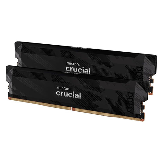 Crucial Pro Overclocking DDR5 32GB (2×16GB) 6400MHz CL32 Desktop Memory – Black