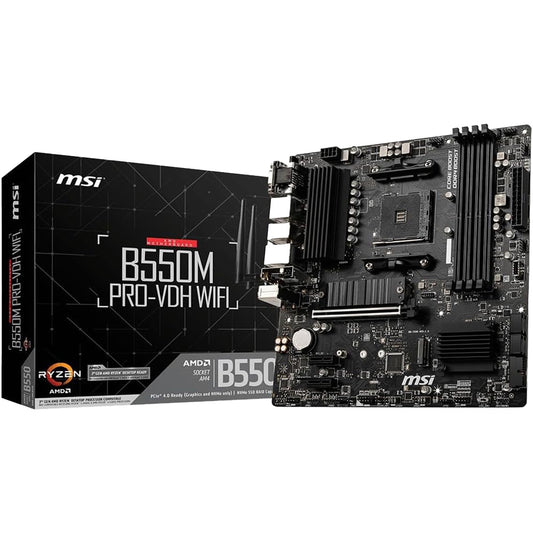 MSI B550M PRO-VDH WiFi – Micro-ATX Motherboard