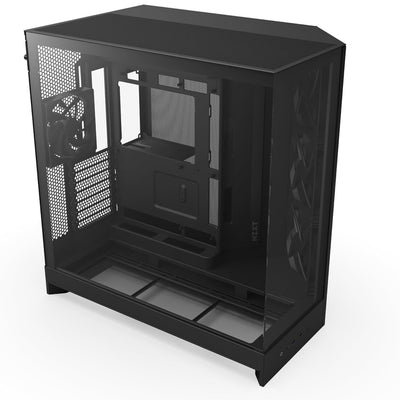 NZXT H9 Flow – Dual-Chamber ATX Case (Black)