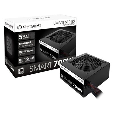 Thermaltake Smart 700W 80+ White ATX Power Supply (Non-Modular)