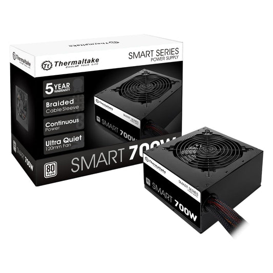 Thermaltake Smart 700W 80+ White ATX Power Supply (Non-Modular)